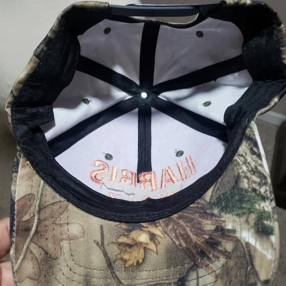 HARRIS WALZ Camo Black Hat Campaign Voter 2024 Hunter Cap Snapback Lot o… - Picture 10 of 10